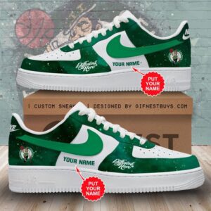 Personalized Boston Celtics Winner NBA 2024 Champion Final Air Force 1 Sneaker AF1 Limited Shoes GBC1106