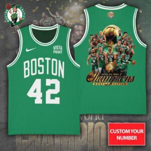 Personalized Boston Celtics Winner NBA 2024 Champion Final Basketball Jersey GBC1237