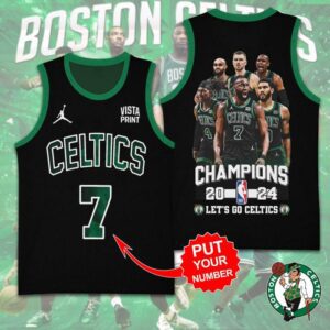 Personalized Boston Celtics Winner NBA 2024 Champion Final Basketball Jersey GBC1241