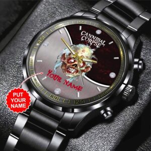 Personalized Cannibal Corpse Black Stainless Steel Watch GSW1214