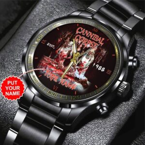 Personalized Cannibal Corpse Black Stainless Steel Watch GSW1217