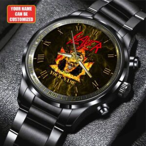 Personalized Slayer Black Stainless Steel Watch GSW1298