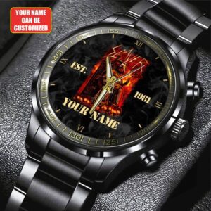 Personalized Slayer Black Stainless Steel Watch GSW1304