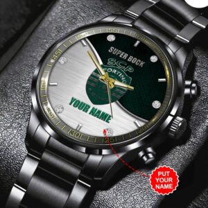 Personalized Sporting CP Black Stainless Steel Watch GSW1103