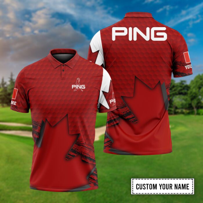 Ping Golf X Canada Personalized Polo Shirt