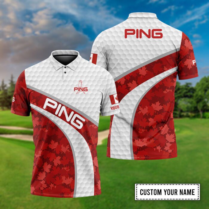 Ping Golf X Canada Personalized Polo Shirt