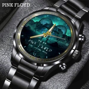 Pink Floyd Black Stainless Steel Watch GSW1317
