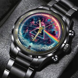 Pink Floyd Black Stainless Steel Watch GSW1439