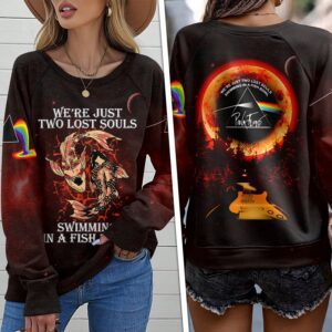 Pink Floyd Round Neck Raglan Sleeve Sweatshirt GRS1010