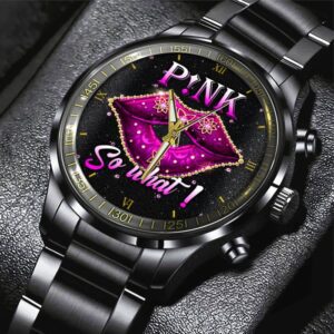 P!nk Black Stainless Steel Watch GSW1425