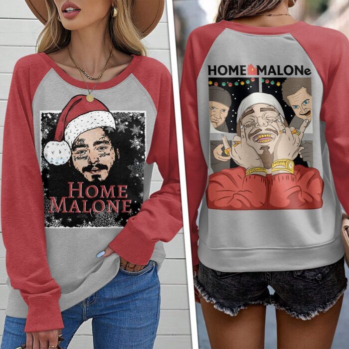 Post Malone Round Neck Raglan Sleeve Sweatshirt GRS1040