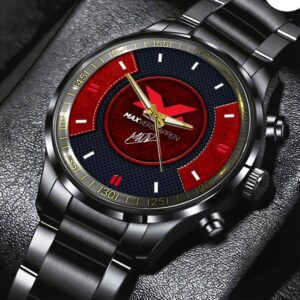 Red Bull Racing F1 x Max Verstappen Black Stainless Steel Watch GSW1011