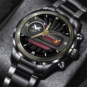 Red Bull Racing F1 x Max Verstappen Black Stainless Steel Watch GSW1130