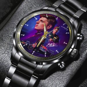 Red Bull Racing F1 x Max Verstappen Black Stainless Steel Watch GSW1398