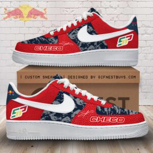 Red Bull Racing F1 x Sergio Perez Air Force 1 Sneaker AF Limited Shoes