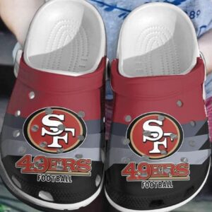 San Francisco 49ers Crocs Crocband Clog Comfortable Water Shoes For Fan BCL1656