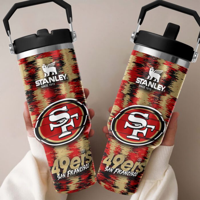 San Francisco 49ers Stanley IceFlow Flip Straw Tumbler 30Oz FST1028