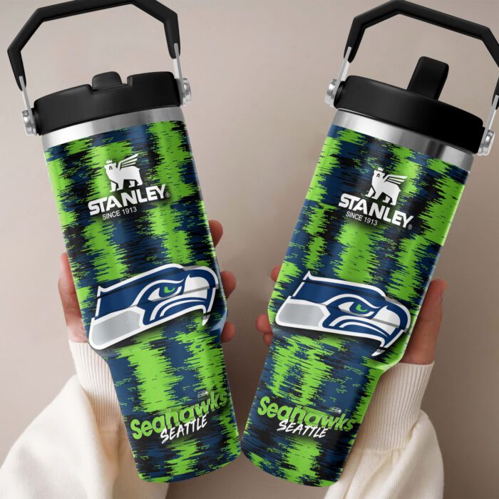 Seattle Seahawks Stanley IceFlow Flip Straw Tumbler 30Oz FST1029