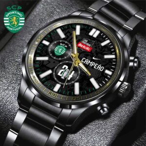 Sporting CP Black Stainless Steel Watch GSW1101