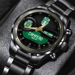 Sporting CP Black Stainless Steel Watch GSW1138