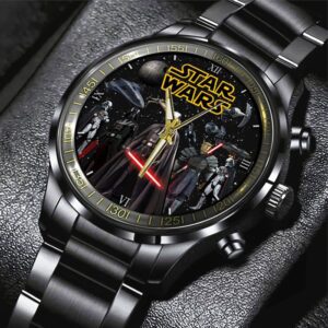 Star Wars Black Stainless Steel Watch GSW1154