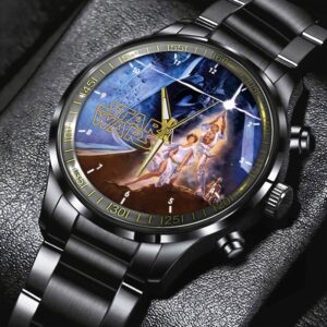Star Wars Black Stainless Steel Watch GSW1331