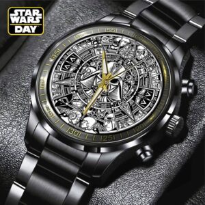Star Wars Black Stainless Steel Watch GSW1341