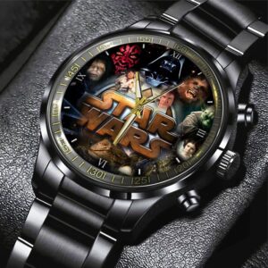 Star Wars Black Stainless Steel Watch GSW1363