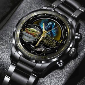 Star Wars Black Stainless Steel Watch GSW1376