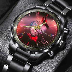 The Rolling Stones Black Stainless Steel Watch GSW1334
