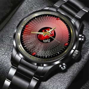 The Rolling Stones Black Stainless Steel Watch GSW1348