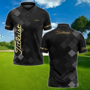 Titleist Golf Polo Shirt Custom Name