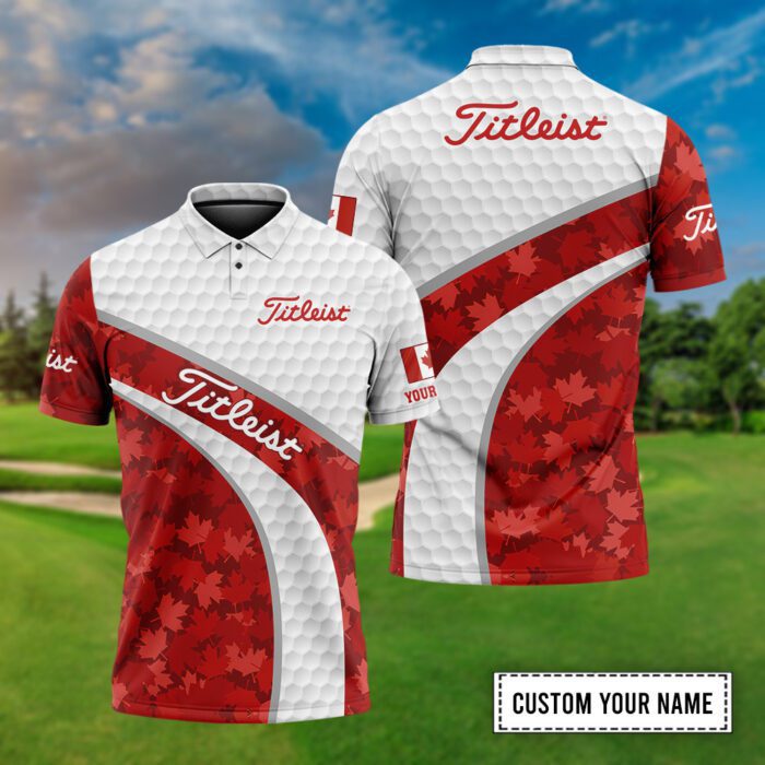 Titleist Golf X Canada Personalized Polo Shirt