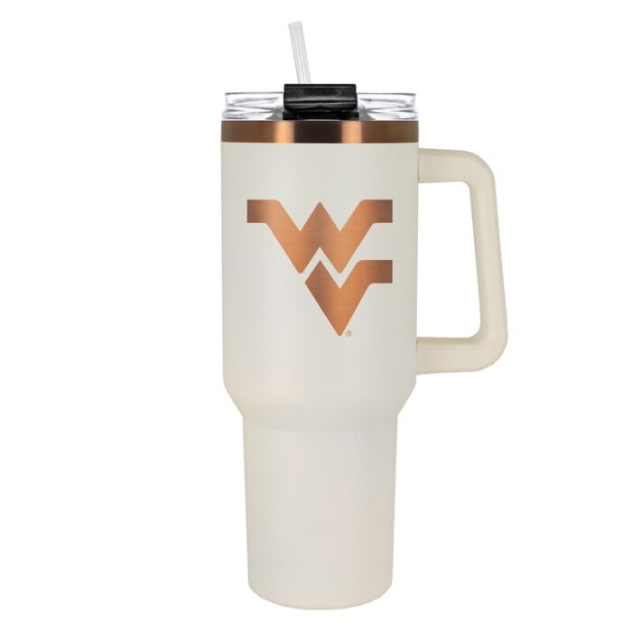 West Virginia Mountaineers 40oz Colossus Copper Edition Stanley Tumbler FST1254