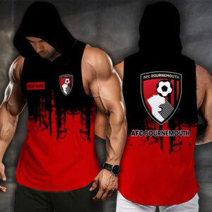 A.F.C. Bournemouth Men Workout Hoodie Tank Tops WHT1594