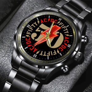 AC/DC Black Stainless Steel Watch GUD1283