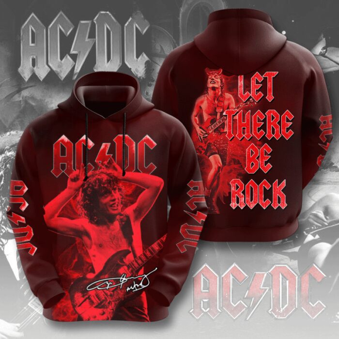 AC/DC X Angus Young 3D Unisex Hoodie GUD1089