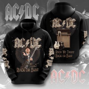 AC/DC X Angus Young 3D Unisex Hoodie GUD1099