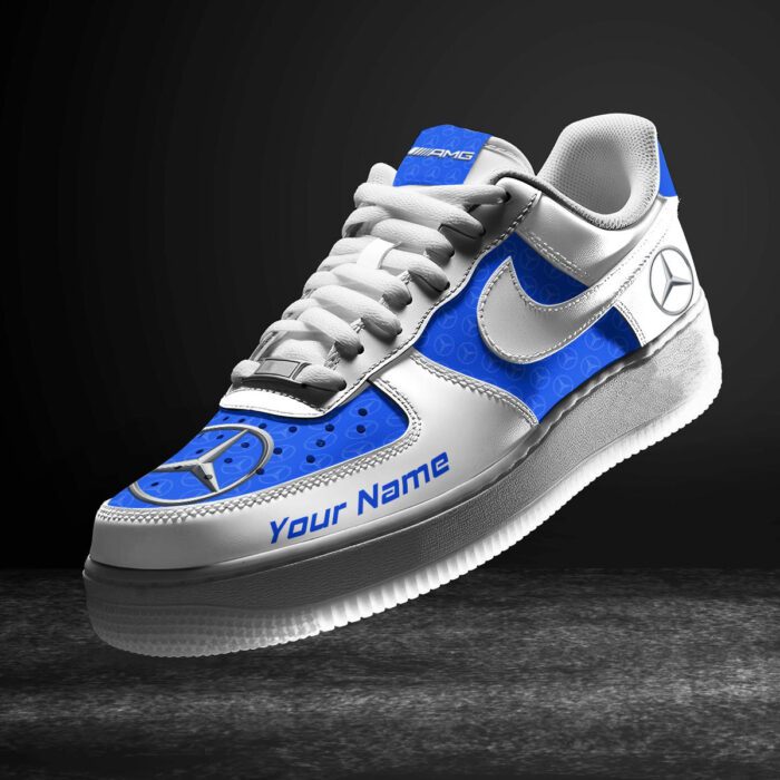 AMG Blue Air Force 1 Sneakers AF1 Limited Shoes For Cars Fan LAF2180