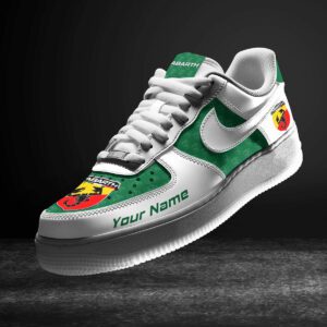 Abarth Green Air Force 1 Sneakers AF1 Limited Shoes For Cars Fan LAF2741