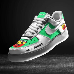 Abarth Light Green Air Force 1 Sneakers AF1 Limited Shoes For Cars Fan LAF2742