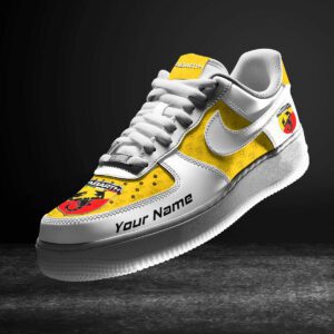 Abarth Yellow Air Force 1 Sneakers AF1 Limited Shoes For Cars Fan LAF2744