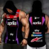 Aprilia Racing Men Workout Hoodie Tank Tops WHT1547