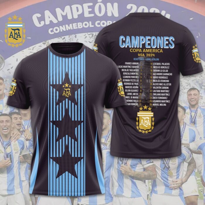 Argentina National Football Team 3D Unisex T-Shirt GUD1371