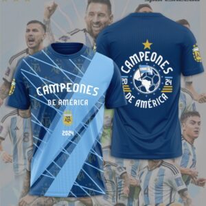 Argentina National Football Team 3D Unisex T-Shirt GUD1396