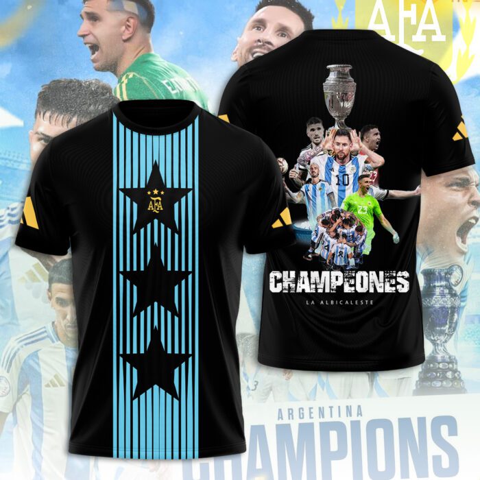 Argentina National Football Team 3D Unisex T-Shirt GUD1450