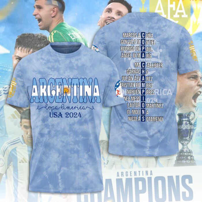 Argentina National Football Team 3D Unisex T-Shirt GUD1455