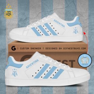 Argentina National Football Team Champion Final Campeones Copa 2024 Stan Smith Shoes JSC1006