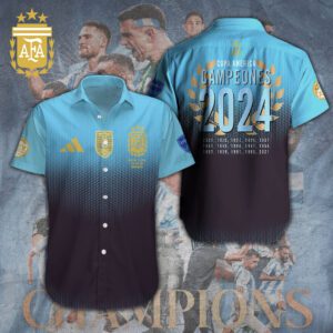 Argentina National Football Team Short Sleeve Dress Shirt GUD1202