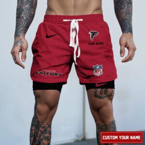 Atlanta Falcons NFL Personalized Double Layer Shorts For Fans WDS1064
